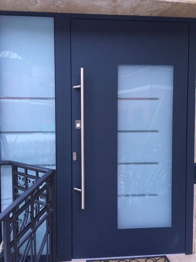 луксозна алуминиева входна врата в град благоевград 3